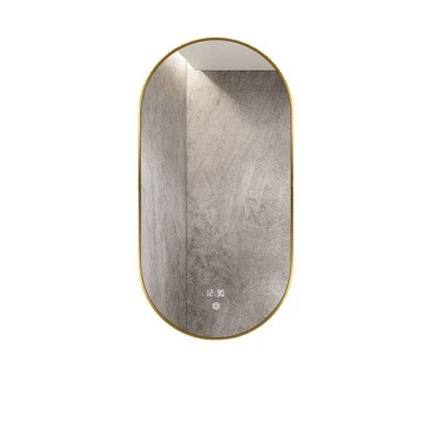 Framed Oval Bathroom Mirror