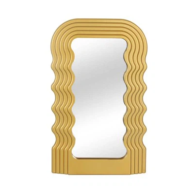 Gold Trim Bathroom Mirror